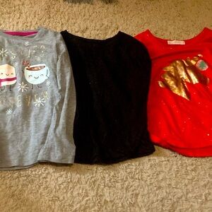 Three long sleeve shirts